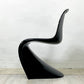 ヴィトラ vitra パントンチェア クラシック ヴェルナーパントン Verner Panton FRP製 ブラック スペースエイジ ミッドセンチュリー ●