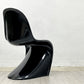 ヴィトラ vitra パントンチェア クラシック ヴェルナーパントン Verner Panton FRP製 ブラック スペースエイジ ミッドセンチュリー ●