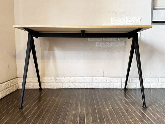 ヘイ HAY ピラミッドデスク PYRAMID DESK オーク材 × スチール脚 コンパスレッグ W120cm ナチュラルモダン 定価￥55,000- ◎