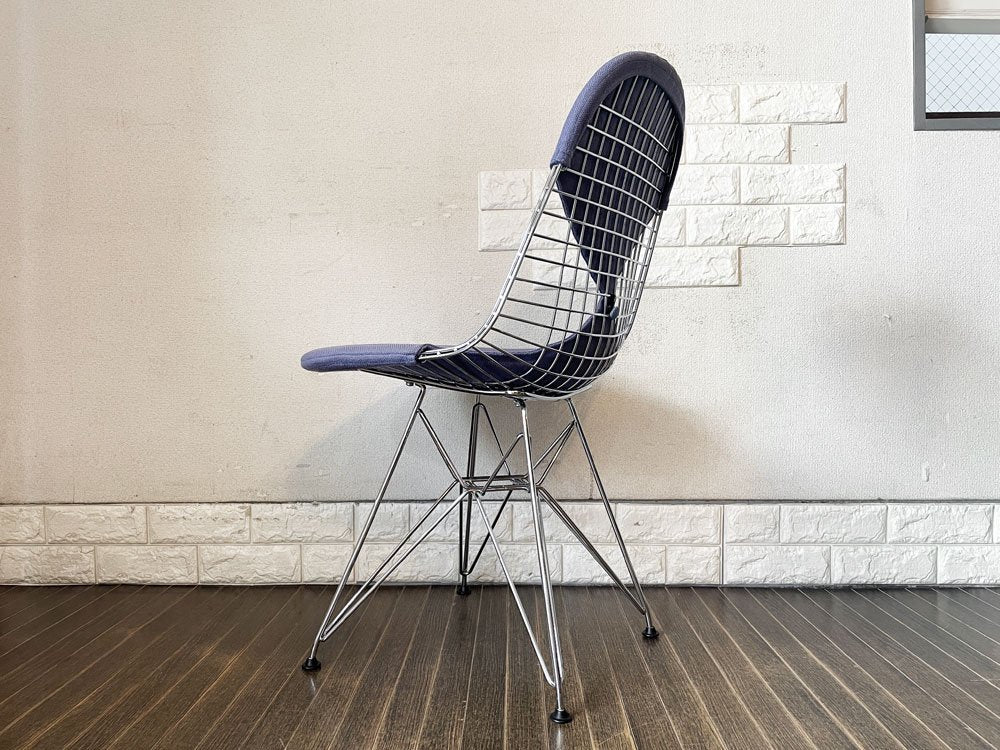 ハーマンミラー Herman Miller ワイヤーチェア Eames Wire Chair DKR2 エッフェルベース ビキニパッド付 C&R イームズ ミッドセンチュリー ◎