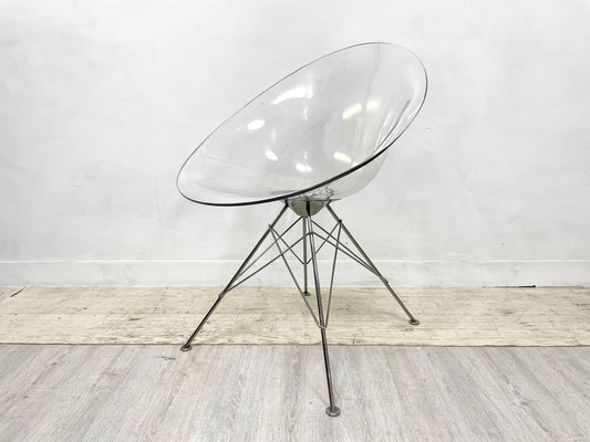 カルテル Kartell エロエス ERO S ダイニングチェア クリスタル 4本脚 フィリップ・スタルク スペースエイジ イタリア 参考定価￥77,000- ●