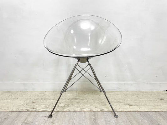 カルテル Kartell エロエス ERO S ダイニングチェア クリスタル 4本脚 フィリップ・スタルク スペースエイジ イタリア 参考定価￥77,000- ●