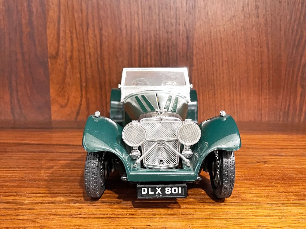 ブラーゴ Bburago ジャガー JAGUAR SS100 1937 グリーン ダイキャストモデル ミニカー 1/18 イタリア製 ◇