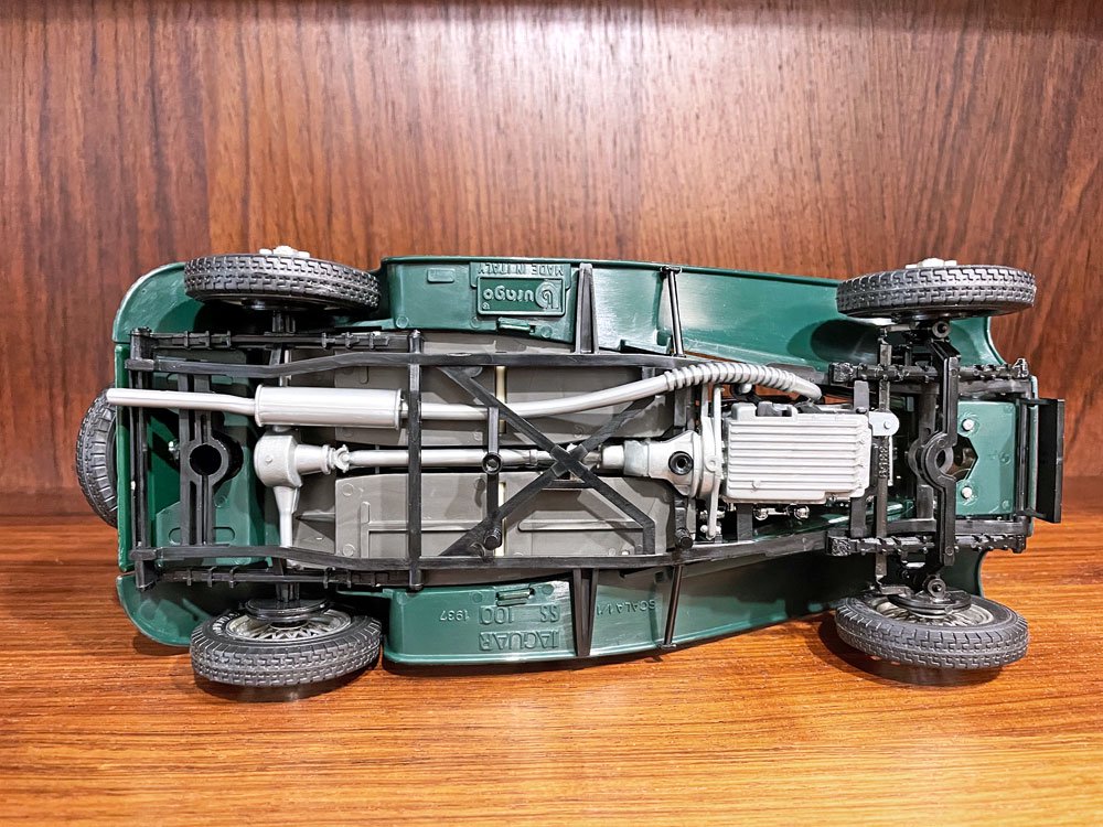 ブラーゴ Bburago ジャガー JAGUAR SS100 1937 グリーン ダイキャストモデル ミニカー 1/18 イタリア製 ◇