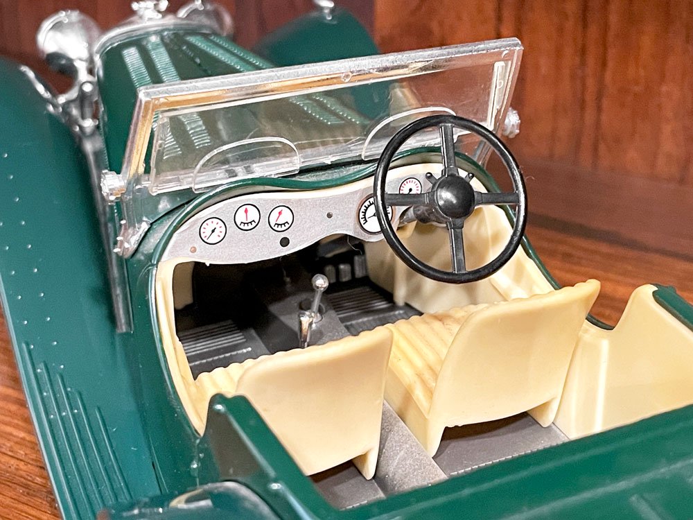 ブラーゴ Bburago ジャガー JAGUAR SS100 1937 グリーン ダイキャストモデル ミニカー 1/18 イタリア製 ◇