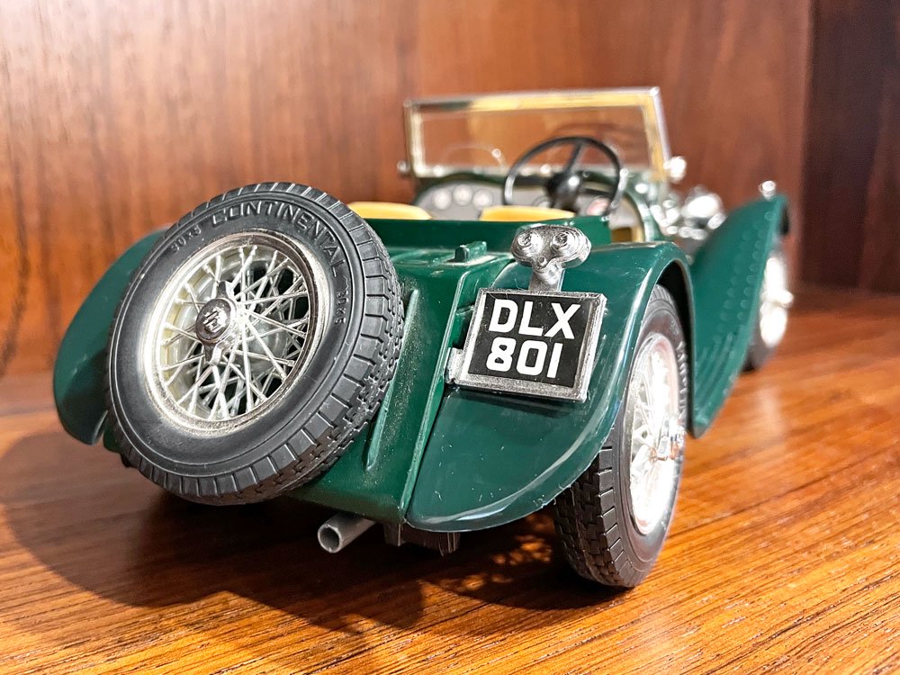 ブラーゴ Bburago ジャガー JAGUAR SS100 1937 グリーン ダイキャストモデル ミニカー 1/18 イタリア製 ◇