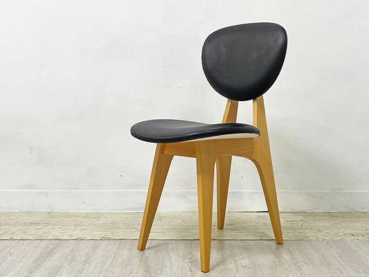 イデー IDEE 長大作 ダイニングチェア DINING CHAIR ブナ材 PVCレザー ジャパニーズモダン ●