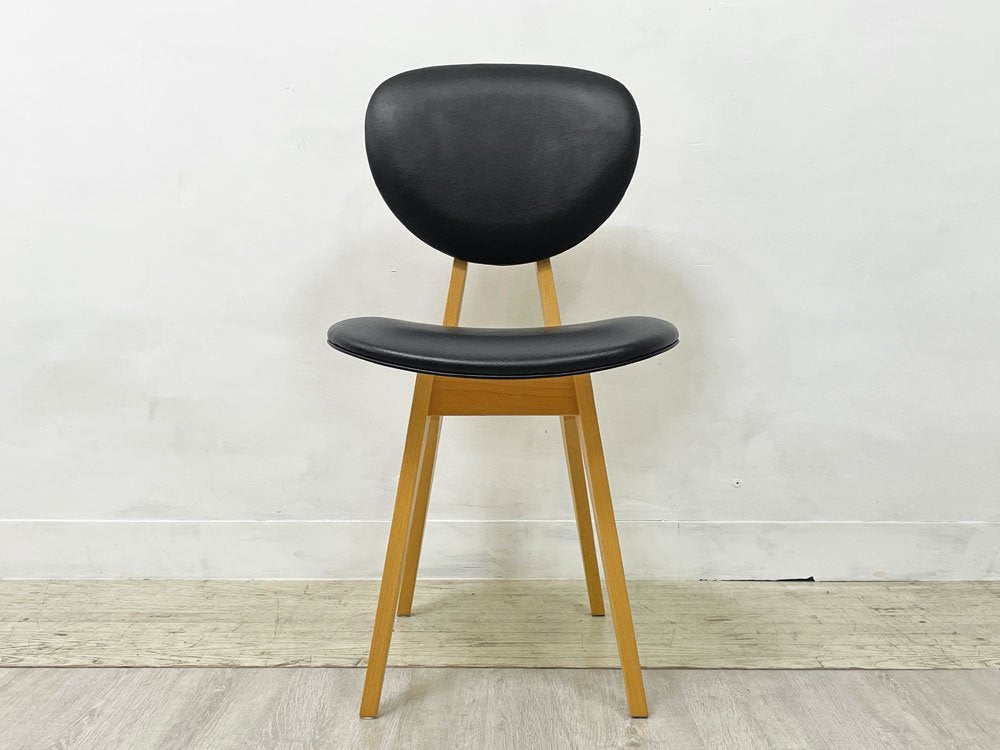 イデー IDEE 長大作 ダイニングチェア DINING CHAIR ブナ材 PVCレザー ジャパニーズモダン ●