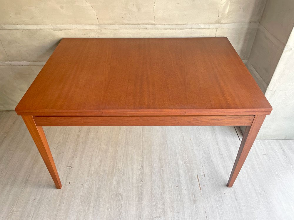 デンマークビンテージ Danish Vintage チーク材 エクステンション 伸長式 ダイニングテーブル 120～200cm 北欧家具 デンマーク♪