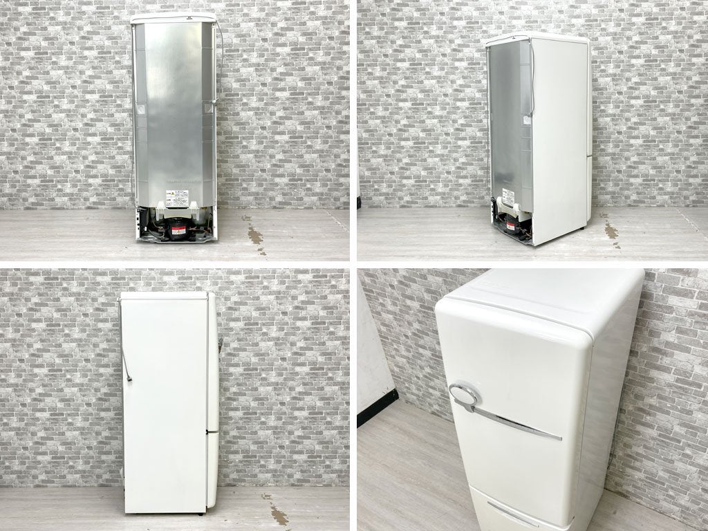 ナショナル National ウィル WiLL フリッジ ・ミニ FRIDGE mini冷凍冷蔵庫 ホワイト 2006年製 165L NR-B172R-W 廃番 ノスタルジック ●