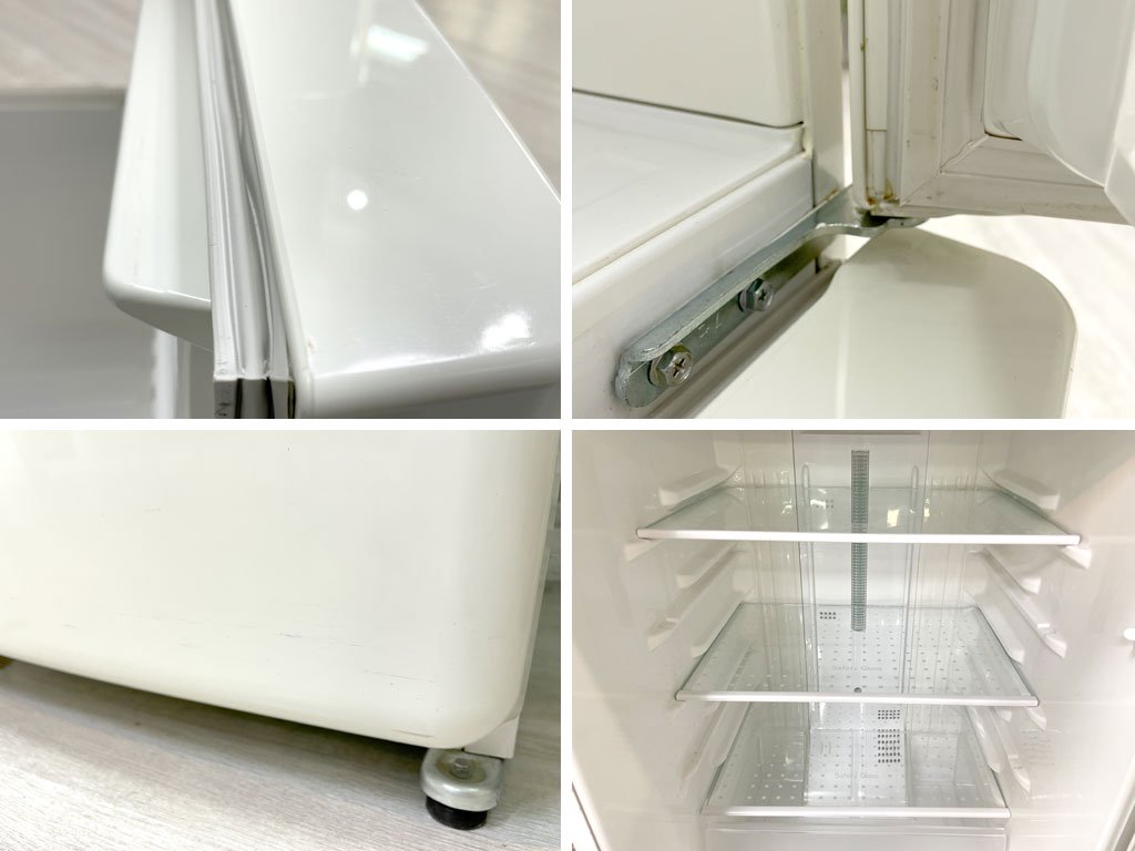 ナショナル National ウィル WiLL フリッジ ・ミニ FRIDGE mini冷凍冷蔵庫 ホワイト 2006年製 165L NR-B172R-W 廃番 ノスタルジック ●