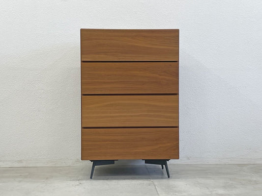 ボーコンセプト BoConcept ルガーノ LUGANO チェスト 4dr Chest ウォールナット 美品 デンマーク モダンデザイン 約180,000円 〓