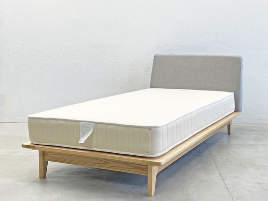 イデー IDEE オレイエ OREILLER シングルベッド Single BED アッシュ材 + イデー オリジナル マットレス B 美品 174,000円 〓