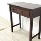 チェリー CHERRY 桜屋工業 ホームデイ HOMEDAY レタルデスク Letal Desk コンソールテーブル 机 抽斗2杯 天然木 ラッカー塗装 ダークブラウン W72 廃番 ●
