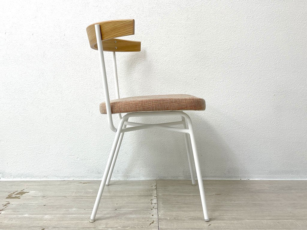 イデー IDEE フェレチェア FERRET CHAIR ホワイトフレーム White frame ダイニングチェア ファブリック 定価￥45,000- 美品 B ●