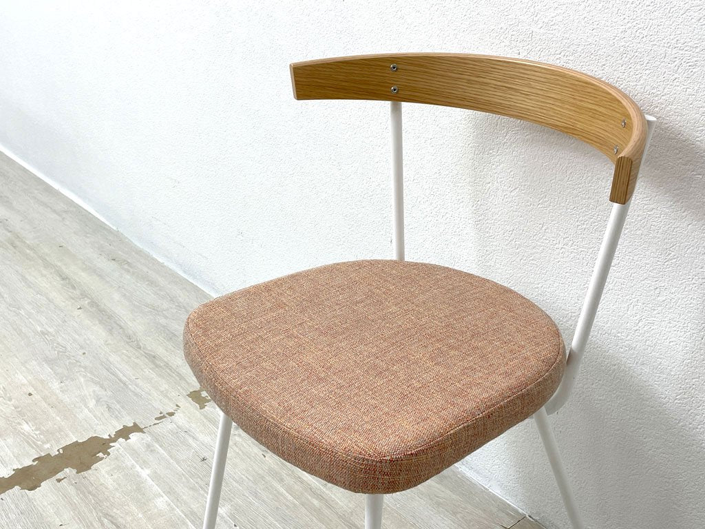 イデー IDEE フェレチェア FERRET CHAIR ホワイトフレーム White frame ダイニングチェア ファブリック 定価￥45,000- 美品 B ●