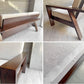 エーフラット a.Flat ウッドソファ Wood sofa v02 2人掛けソファ オフホワイト アジアンスタイル 定価￥201,707- ♪