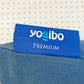 ヨギボー yogibo ピラミッド プレミアム Pyramid Premium ビーズクッション ネイビ－ブルー カバーは新品未使用品 定価￥25300 〓