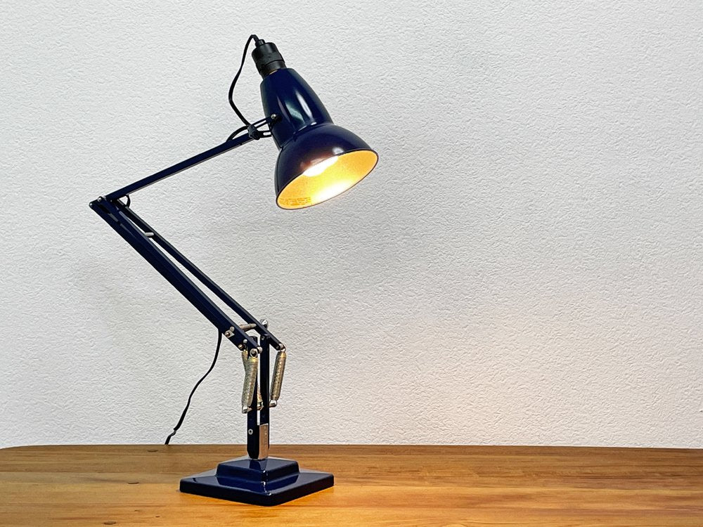 アングルポイズ ANGLEPOISE ORIGINAL1227 テーブルランプ デスクライト  ブルー 廃番カラー ジョージ・カワーダイン イギリス 定価￥57,200- ●