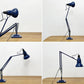 アングルポイズ ANGLEPOISE ORIGINAL1227 テーブルランプ デスクライト  ブルー 廃番カラー ジョージ・カワーダイン イギリス 定価￥57,200- ●