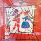 ルフォール・オプノ LEFOR OPENO ヴィシー VICHY アマチュア演劇祭 50周年記念ポスター リトグラフ 40×59cm 木製フレーム付 額装品 1957年 フランスビンテージ ◎