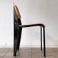 関家具 トーラスチェア Taurus Chair ダイニングチェア アッシュ材×スチール ブラックカラー インダストリアル 
 B ◇