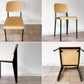 関家具 トーラスチェア Taurus Chair ダイニングチェア アッシュ材×スチール ブラックカラー インダストリアル 
 B ◇