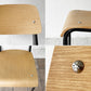 関家具 トーラスチェア Taurus Chair ダイニングチェア アッシュ材×スチール ブラックカラー インダストリアル 
 B ◇