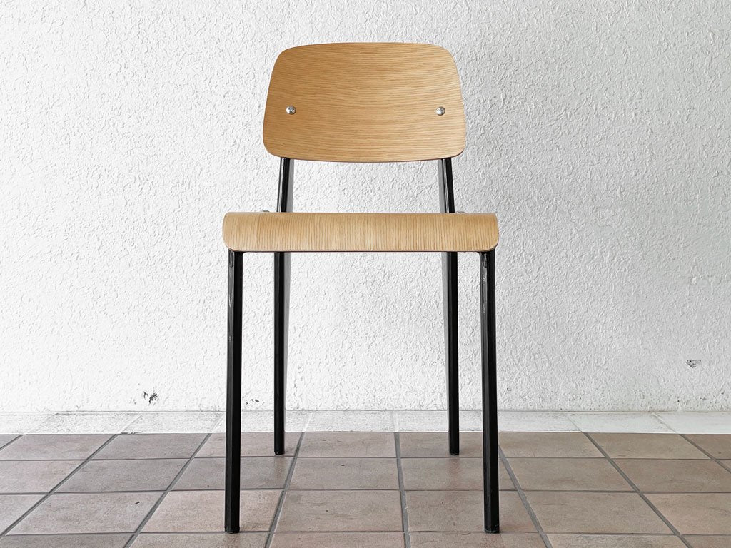 関家具 トーラスチェア Taurus Chair ダイニングチェア アッシュ材×スチール ブラックカラー 
 インダストリアル A ◇