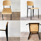 関家具 トーラスチェア Taurus Chair ダイニングチェア アッシュ材×スチール ブラックカラー 
 インダストリアル A ◇
