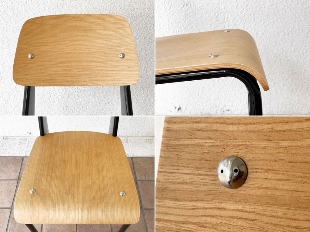 関家具 トーラスチェア Taurus Chair ダイニングチェア アッシュ材×スチール ブラックカラー 
 インダストリアル A ◇