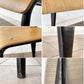 関家具 トーラスチェア Taurus Chair ダイニングチェア アッシュ材×スチール ブラックカラー 
 インダストリアル A ◇