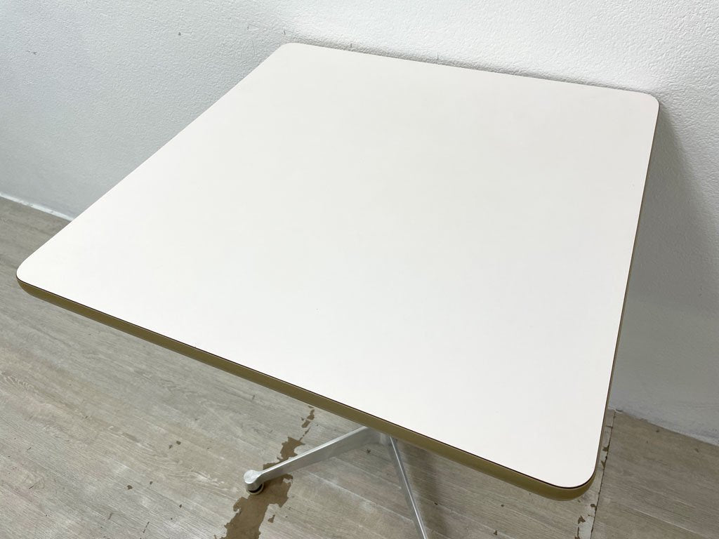 ハーマンミラー Herman Miller コントラクトテーブル Contract table スクエア カフェテーブル ダイニングテーブル W60 C&Rイームズ ミッドセンチュリー ●