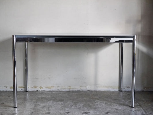 USMハラー USM Haller モジュラーファニチャー Modular Furniture ハラーテーブル ワークデスク W125cm パールグレーラミネート天板 ■