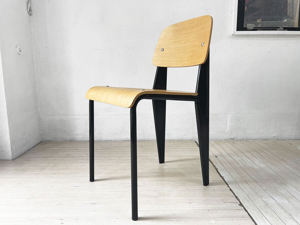 関家具 トーラスチェア Taurus Chair ダイニングチェア アッシュ材×スチール ブラックカラー インダストリアル B ★