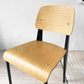 関家具 トーラスチェア Taurus Chair ダイニングチェア アッシュ材×スチール ブラックカラー インダストリアル B ★
