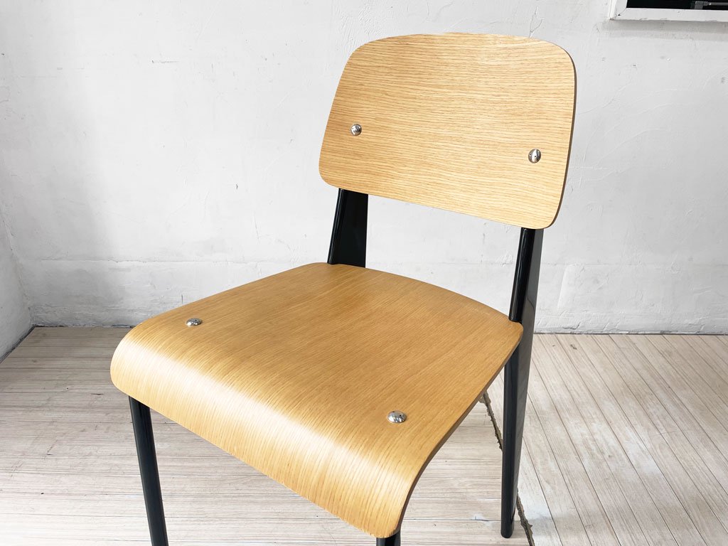 関家具 トーラスチェア Taurus Chair ダイニングチェア アッシュ材×スチール ブラックカラー インダストリアル B ★