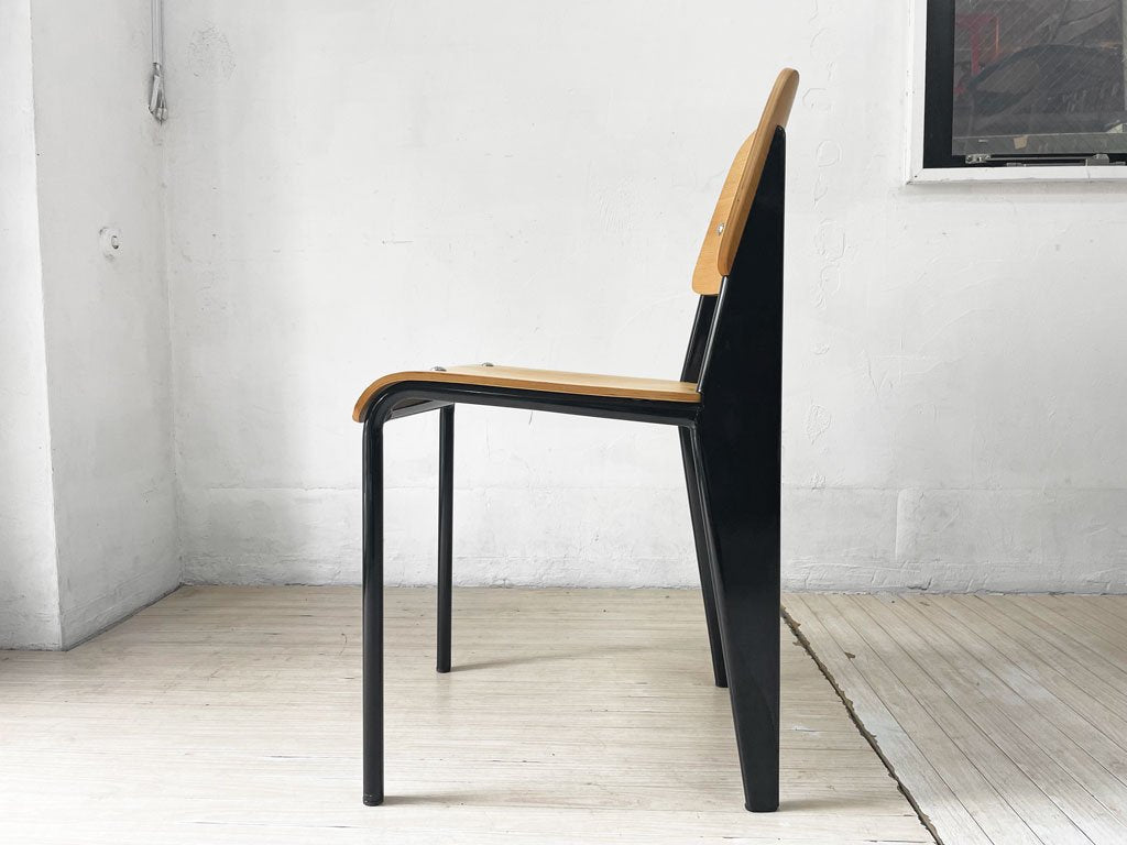 関家具 トーラスチェア Taurus Chair ダイニングチェア アッシュ材×スチール ブラックカラー インダストリアル B ★