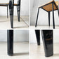 関家具 トーラスチェア Taurus Chair ダイニングチェア アッシュ材×スチール ブラックカラー インダストリアル B ★
