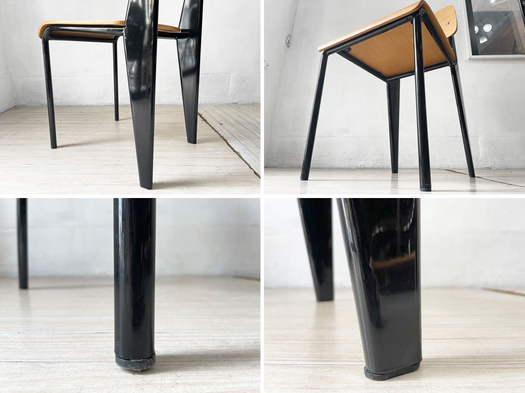関家具 トーラスチェア Taurus Chair ダイニングチェア アッシュ材×スチール ブラックカラー インダストリアル B ★