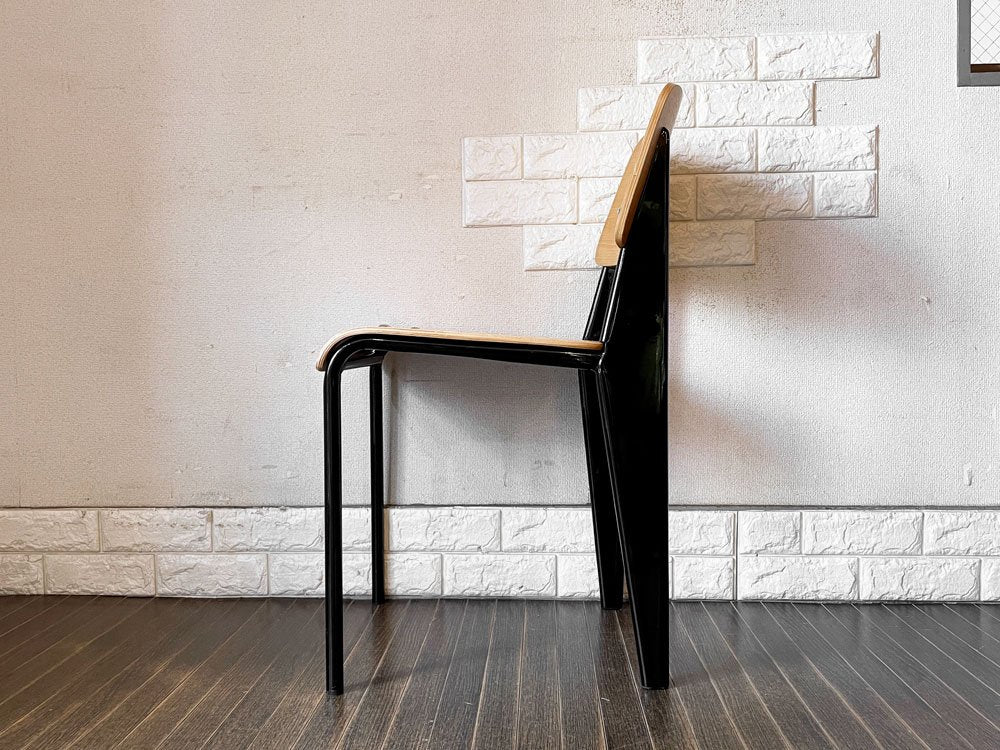 関家具 トーラスチェア Taurus Chair ダイニングチェア アッシュ材×スチール ブラックカラー インダストリアル 定価￥16,830- A ◎
