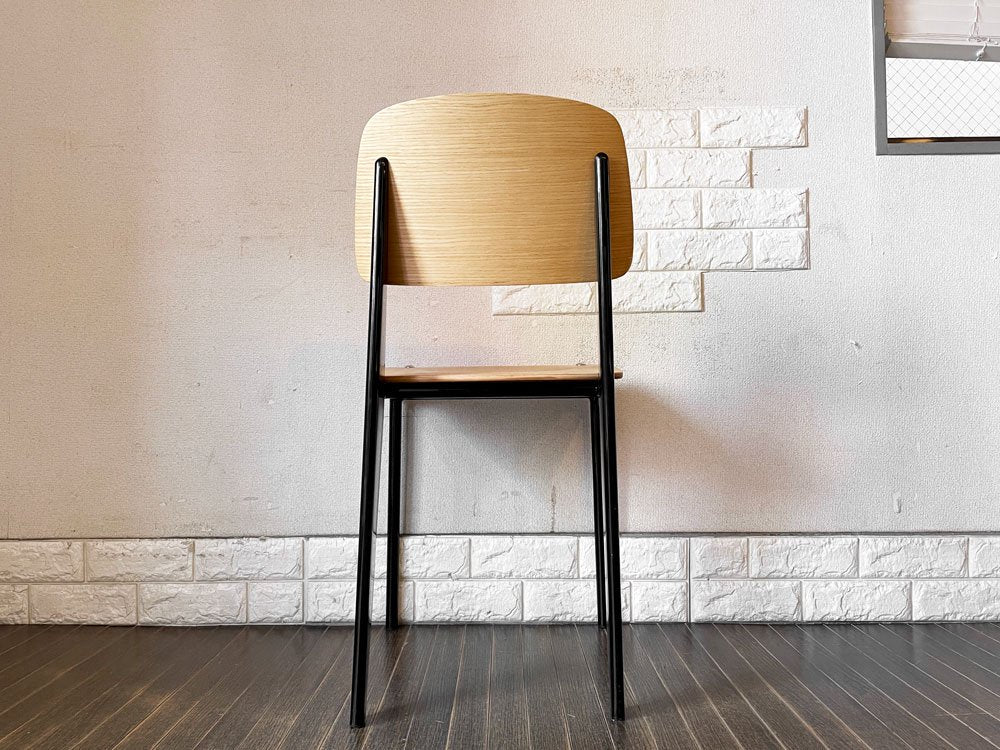 関家具 トーラスチェア Taurus Chair ダイニングチェア アッシュ材×スチール ブラックカラー インダストリアル 定価￥16,830- A ◎