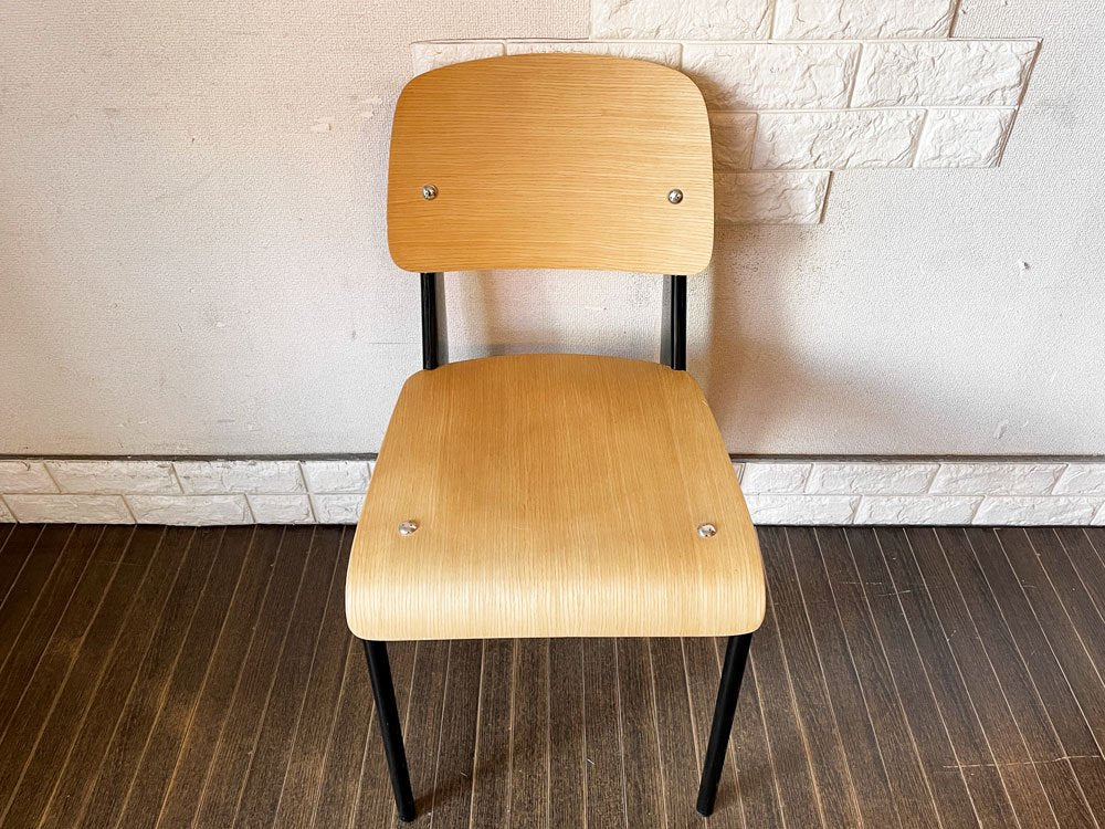 関家具 トーラスチェア Taurus Chair ダイニングチェア アッシュ材×スチール ブラックカラー インダストリアル 定価￥16,830- A ◎