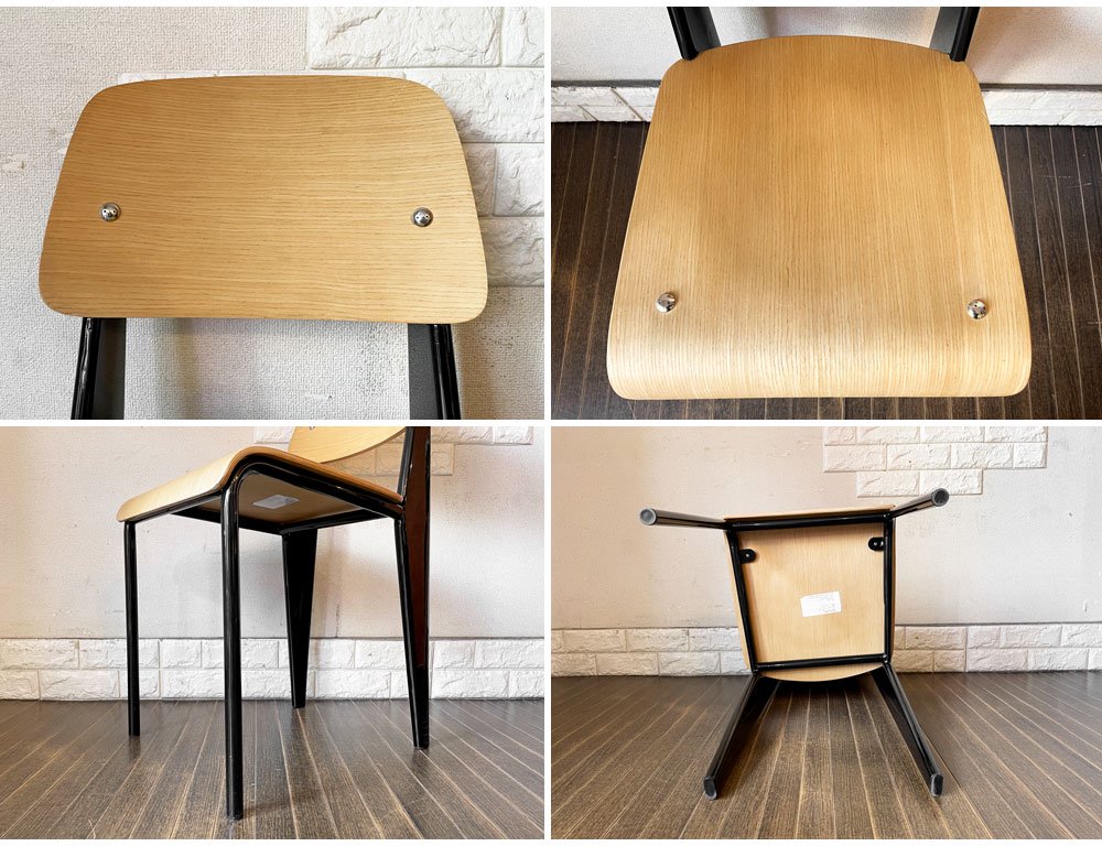 関家具 トーラスチェア Taurus Chair ダイニングチェア アッシュ材×スチール ブラックカラー インダストリアル 定価￥16,830- A ◎