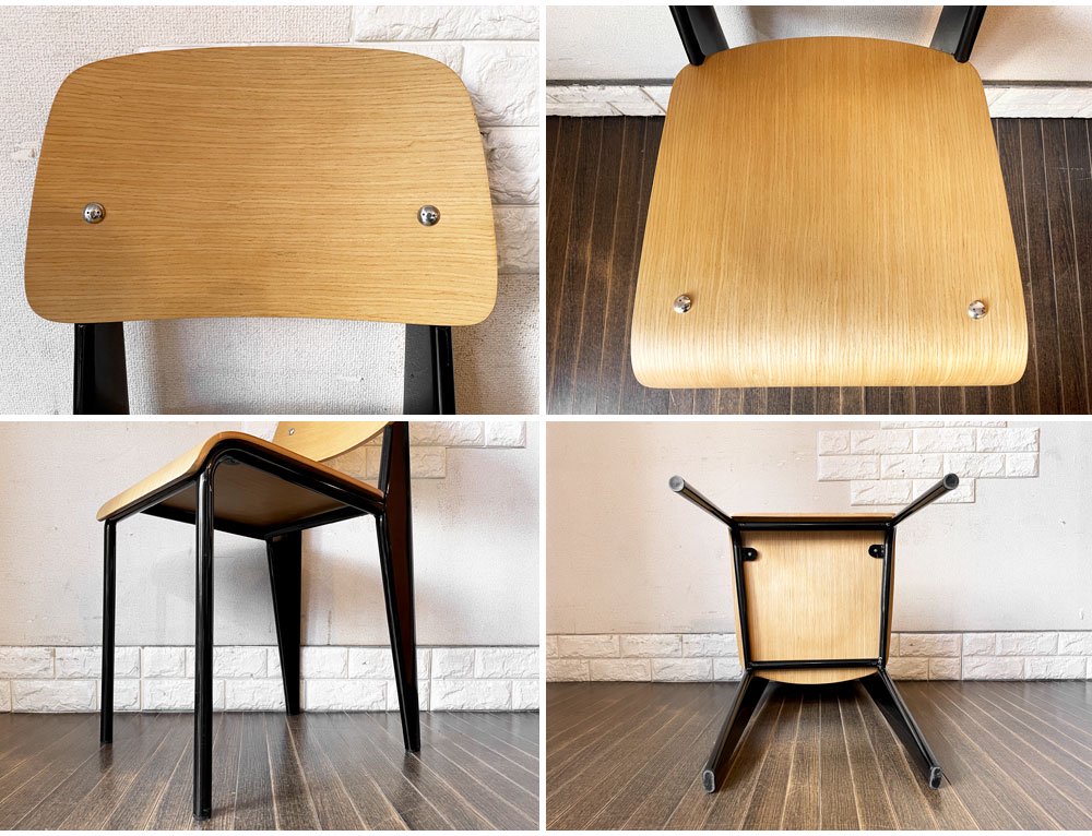 関家具 トーラスチェア Taurus Chair ダイニングチェア アッシュ材×スチール ブラックカラー インダストリアル  定価￥16,830- B ◎