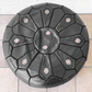 モロッコ Morocco プフ Pouf クッションカバー スツール レザー ブラック アフリカ ◇