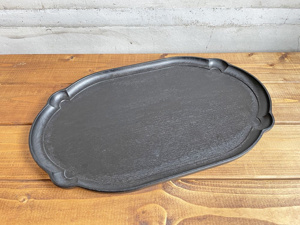 井藤昌志 IFUJI イタリアントレイ ITALIAN TRAY ブラック Lサイズ W36cm イタヤカエデ 現代作家 ♪