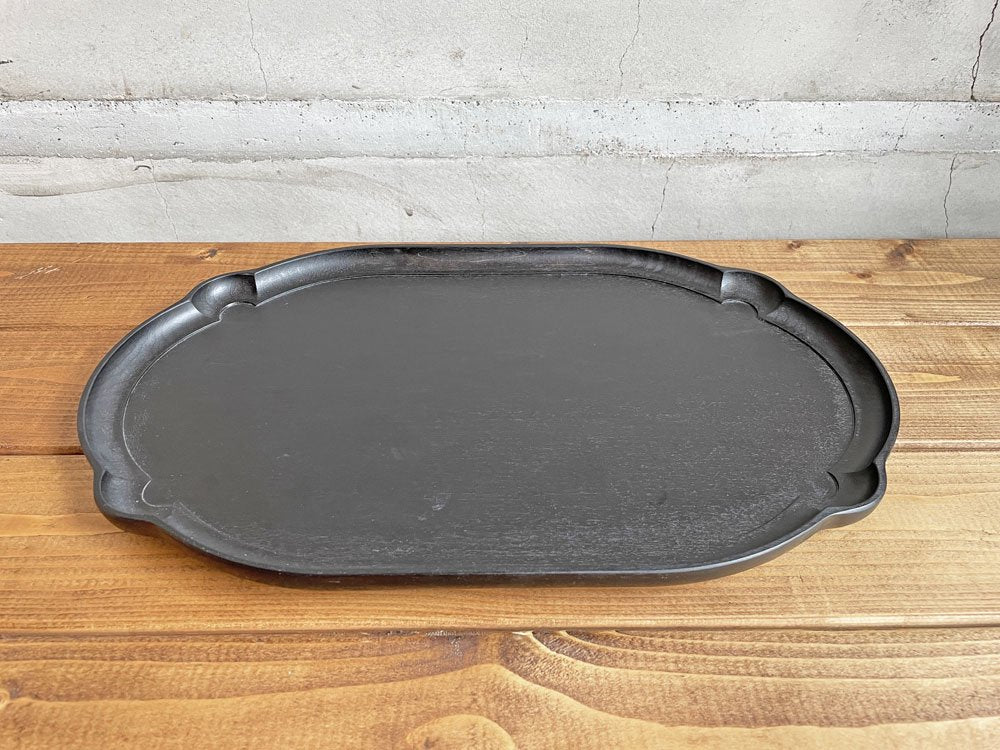 井藤昌志 IFUJI イタリアントレイ ITALIAN TRAY ブラック Lサイズ W36cm イタヤカエデ 現代作家 ♪