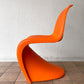 ヴィトラ vitra. パントンチェア Panton Chair オレンジ ヴェルナー・パントン Verner Panton スタッキングチェア ミッドセンチュリー スペースエイジ B ◇