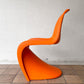 ヴィトラ vitra. パントンチェア Panton Chair オレンジ ヴェルナー・パントン Verner Panton スタッキングチェア ミッドセンチュリー スペースエイジ A ◇